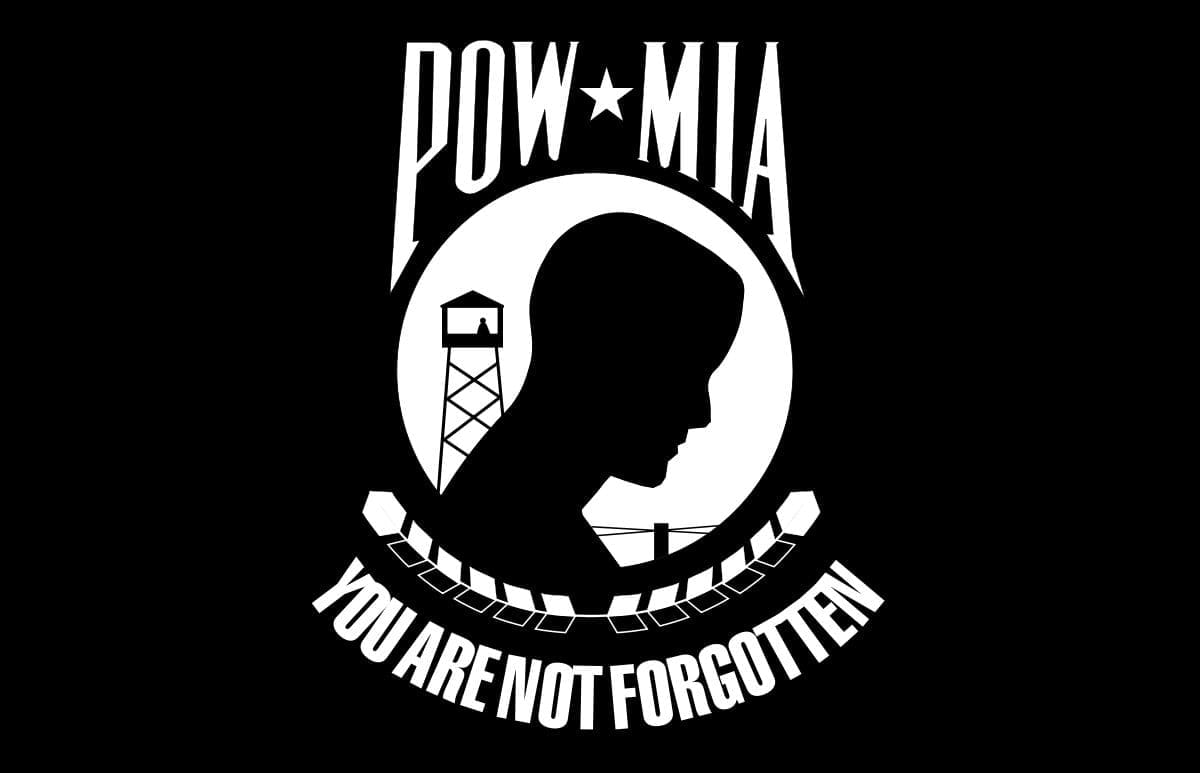 POW-MIA Single & Double Flag